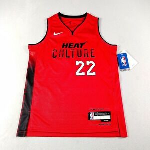 Nike Jersey Youth Medium Red‎ Jimmy Butler Miami Heat Swingman City Edition